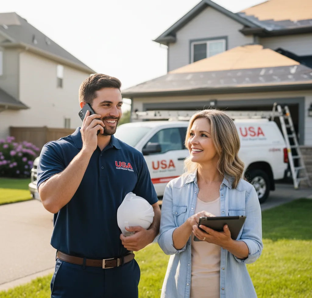USA Roof Repair Experts customer support in Mineral Ridge